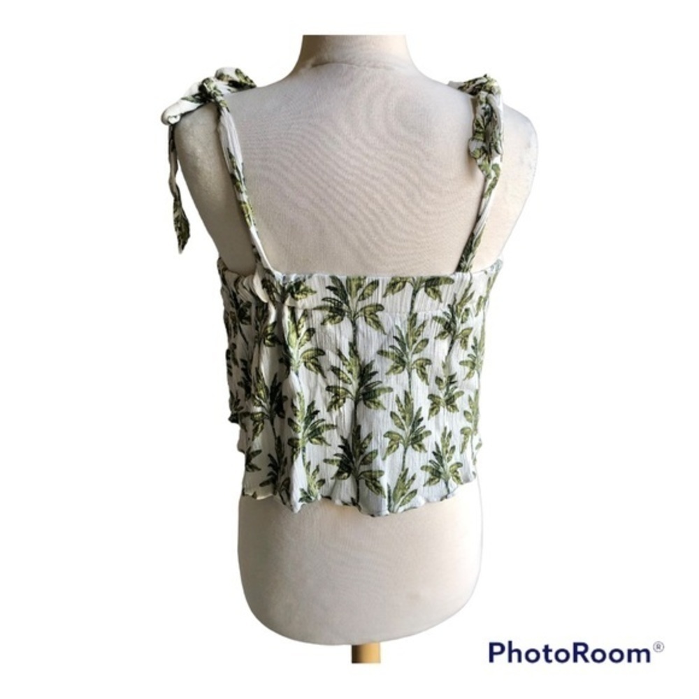Show me your mumu palm tree print poppy swing top small - Picture 3 of 8